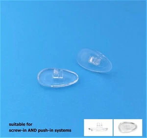 Innovative Logic Nasenpolster für Brille - passend für Schraub- und Druckbeschläge - 2 in 1 - Bild 1 von 3