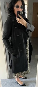 Schwarzer Mantel/ Trenchcoat von Closed Gr. M - Bild 1 von 11