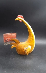 POULE Stylisée Métal H25cm COLLECTION VINTAGE CHICK DECORATION - Picture 1 of 9