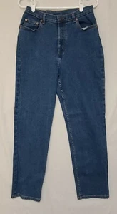 VTG Jordache Women's Sz 14 High Rise Tapered Mom Jeans Cotton Medium Wash (H3) - Picture 1 of 7