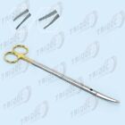 OR Grade TC Kaye Facelift Scissors Curved 9" Facial Tissue Plastic Surgery