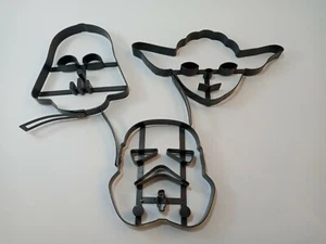  Yoda Darth Vader Troop Star Wars Chef Pancake Molds Set Williams Sonoma (E - Picture 1 of 5