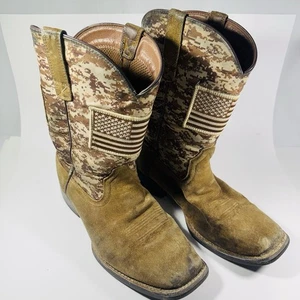 Ariat Sport Patriot Sand Storm Camo USA amerikanische Flagge Stiefel 10019959 Herren 11EE - Bild 1 von 7