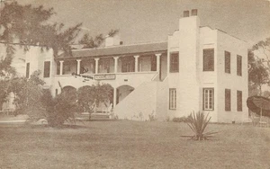 Cartolina d'epoca The Nokomis Lodge Nokomis Florida bagni privati - Foto 1 di 2
