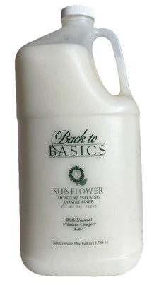 Back To Basics Sunflower Moisture balancing Conditioner one Gallon/3.75L No Pump - Image 1 of 2