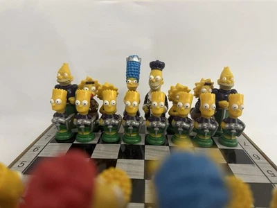 The Simpsons - Schach Figuren Set - Vintage Rarität 1992 Komplett - Bild 1 von 2
