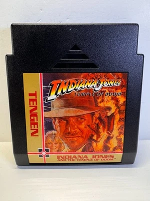 Indiana Jones and the Temple of Doom TENGEN (Nintendo NES, 1989) Authentic. - Image 1 of 2