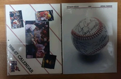 Cleveland Indians 80's Program And Yearbook Lot (8 Different) - Image 1 of 4