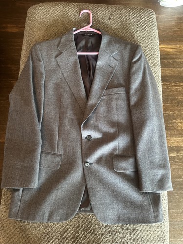 Blazer Burberry's vintage spina di pesce plaid lana uomo vedi foto