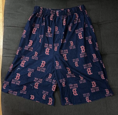 Pantalones Cortos de Pijama Boston Red Sox Juvenil Talla Grande Azul Pierna Recta Ropa para Dormir NFL Foto 1 de 4