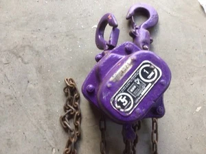T,j Chain Hoist 3 Metre Lift Ideal For Engine Removal - Picture 1 of 3