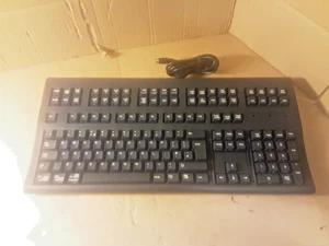 VINTAGE DELVIN GROUP P/N: F1-KMX-144-051 TASTATUR, PS2, HERGESTELLT IN UK, *GETESTET* - Bild 1 von 11