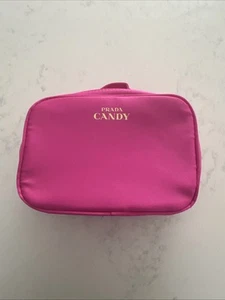 PRADA ~ PRADA CANDY PINK KOSMETIKTASCHE / VANITY BAG / Beutel 🩷 Neu - Bild 1 von 4