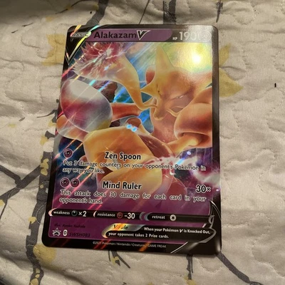 Alakazam V - SWSH083 - Oversized Promo Jumbo Card NM - Image 1 of 2