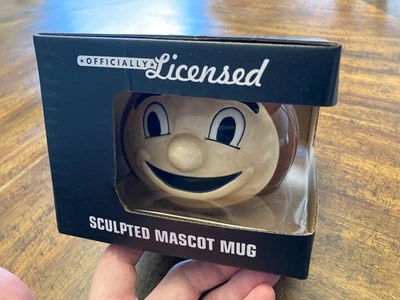 TAZA DE CERÁMICA ESCULPIDA CABEZA BRUTUS BUCKEYE TALLA GRANDE FÚTBOL AMERICANO ESTADO OHIO RARA MTBOX Foto 1 de 4