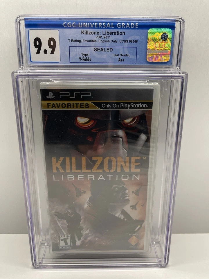 CGC 9.9 A++ Killzone Liberation (Sony PSP 2006) Awesome FACTORY SEALED! - Image 1 of 2