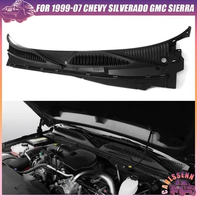 Windshield Wiper Cowl Vent Panel Cover For 1999-07 Chevy Silverado GMC Sierra - Image 1 of 4