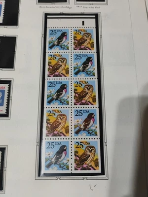 USA  Official Mail Out And Crosbeak And Honey Bee Mint - Image 1 of 4