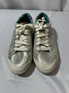 Dr. Scholl's Women’s 8M Iris Apfel Lace Up Colorful Style Icon Sneaker - Picture 1 of 7