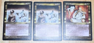 MTG 3x Mirage Raro Purgatorio e Festa Grim Magic The Gathering - Foto 1 di 2