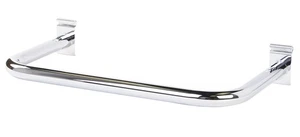 SSWBasics Hangrail cromado en forma de U para rejilla - Accesorio de pared de rejilla - Elegante y - Imagen 1 de 2