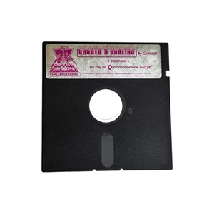 Vintage Ghosts'N Goblins for Commodore 64/128 Floppy Disk Game Rare 1986 - Picture 1 of 2