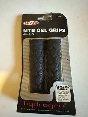 Empuñaduras de gel PTI MTB con fórmula Ultra-Gel, extremo cerrado Foto 1 de 3