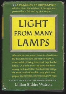 Light From Many Lamps Treasury Inspiration 1951 Anthology Hardcover Dust Jacket - Picture 1 of 1