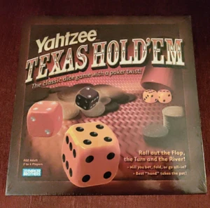 YAHTZEE TEXAS HOLD 'EM Dice Game Poker Card Game Parker Brothers 2024 New-Sealed - Picture 1 of 9