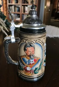 Vintage Handarbeit German 7” München Rothenburg Beer Stein Rare Carved Fine Art - Picture 1 of 8