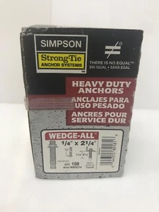 Simpson starke Krawatte 1/4 x 2-1/4 WA25214 Stck 100 - Bild 1 von 3