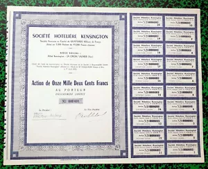 Dépt 83 - La Croix Valmer - Belle Déco Rare Société Hôtelière Kensington - 1955 - Bild 1 von 1