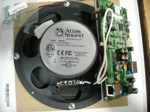 Atlas 18SM + PoE + Innenwand/Deckenhalterung IP Lautsprecher mit Paging Mikrofon - Bild 1 von 4