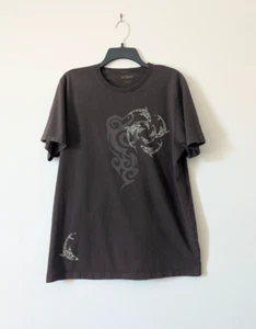 Crazy Shirts Brand T-Shirt Ocean Sharks 100% Pima Cotton Size L Brown - Picture 1 of 8