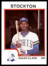 1987 ProCards Isaiah Clark Stockton Ports #249