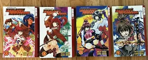 Samurai Girl Real Bout High School Vol 1-4 English Manga Reiji Saiga Tokyopop - Picture 1 of 10