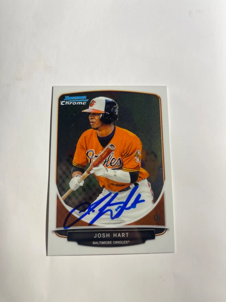 Baltimore Orioles JOSH HART Signed Card - Image 1 of 1