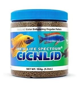 New Life Spectrum Naturox  - Cichlid (1mm-1.5mm) Sinking 150g Fish Food