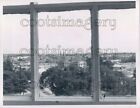 1965 View of 1960s Phenix City Alabama Through Window Pane Press Photo