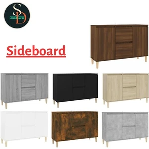 Aparador Armario Armario Almacenamiento Buffet Highboard Madera de Ingeniería vidaXL - Imagen 1 de 36