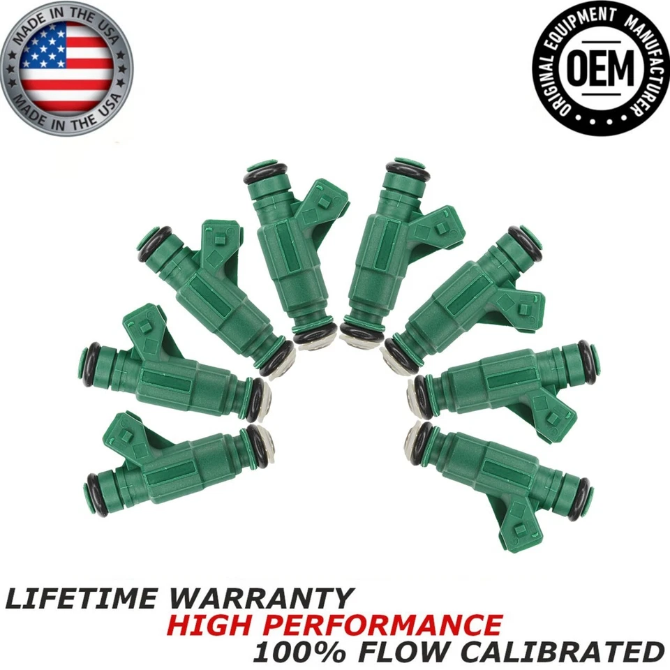 8X NUEVO inyector de combustible Bosch para Land Rover Discovery-Range Rover 1999-2002 4,0 LV8 Foto 1 de 4