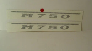 COPPIA ADESIVI DUCATI M750 STICKERS BLACK - Imagen 1 de 1