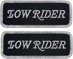 "Parche de helicóptero bordado para motociclista Low Rider | 2 piezas de hierro en costura 4""X 1,5" - Imagen 1 de 1