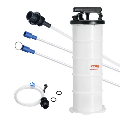 VEVOR Fluid Extractor 6.5L Manual Brake Fluid Bleeder Oil Fill Transmission Pump - Image 1 of 4