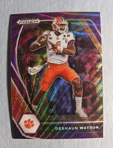 2021 Panini Prizm Draft Picks Deshaun Watson #2 Purple Wave Prizm - Picture 1 of 2
