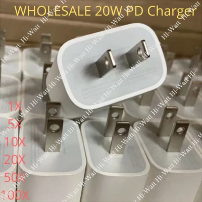 20W USB Type-C Fast Wall Charger PD Power Adapter For iPhone 13 12 14 15 16 Lot - Image 1 of 4