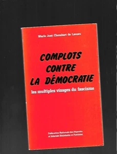 Conspiracies Against Democracy Marie-José Lauwe Chombart Ref E27H - Picture 1 of 12