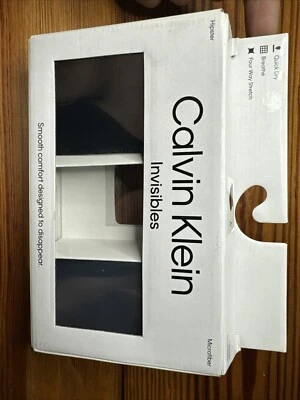 Paquete de 2 microfibra Hipster grande sin bronceado Calvin Klein Invisibles (negro y azul) Foto 1 de 4