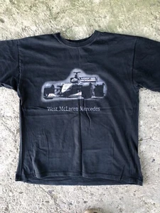 Mercedes Benz West McLaren Formula 1 F1 Shirt Men's Size Medium David Coulthard - Picture 1 of 9