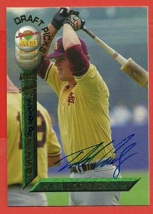 TODD CADY - 1994 Signature Rookies Draft Picks Signatures #58  Autograph  /7750